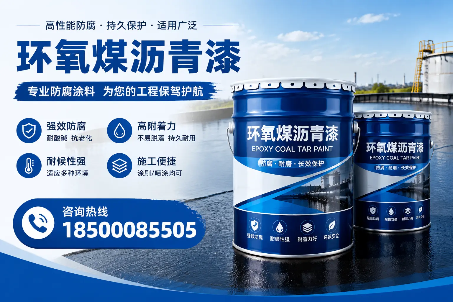 环氧煤沥青漆与其他漆类的比较，永丰用户的选择依据